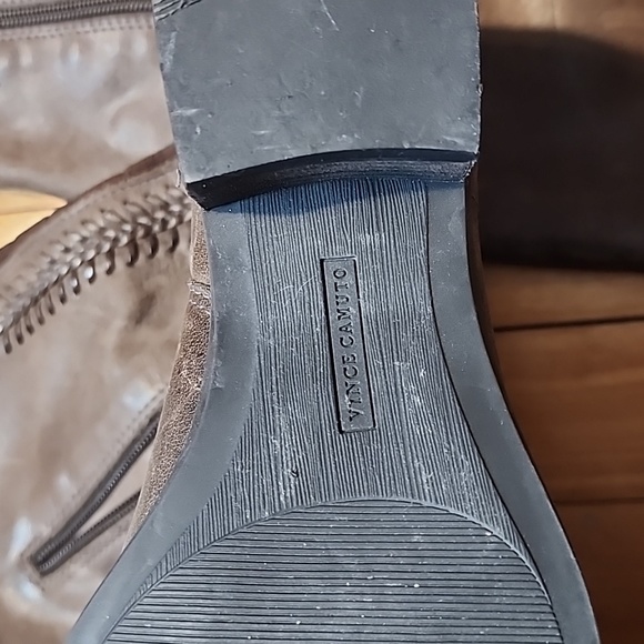 Vince Camuto VC-BENDRA mushroom brown high leather boots - Picture 4 of 9